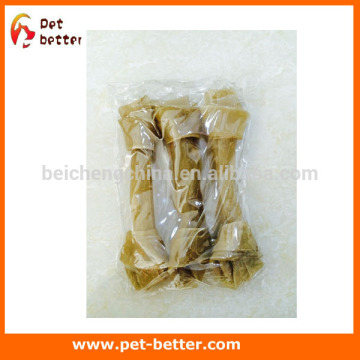China make 6" natural knotted bone for dog chews