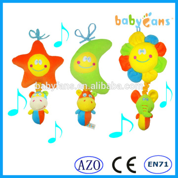 Babyfans hot sale soft plush educational baby toys stuffed plush moon baby musical toys