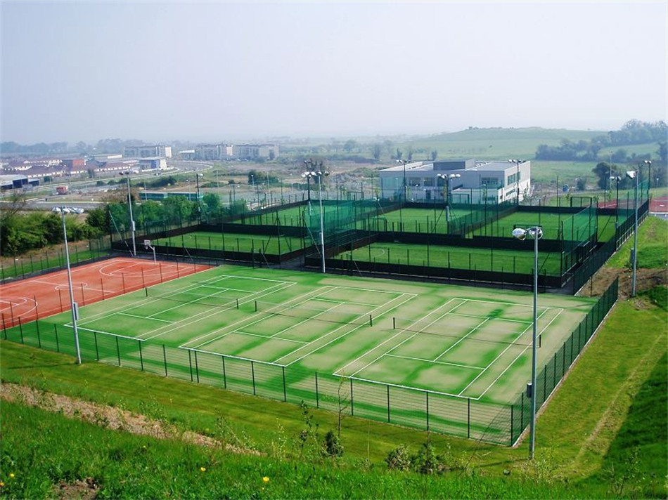 Electro Galvanized Then Powder Coated Double Wire Fence