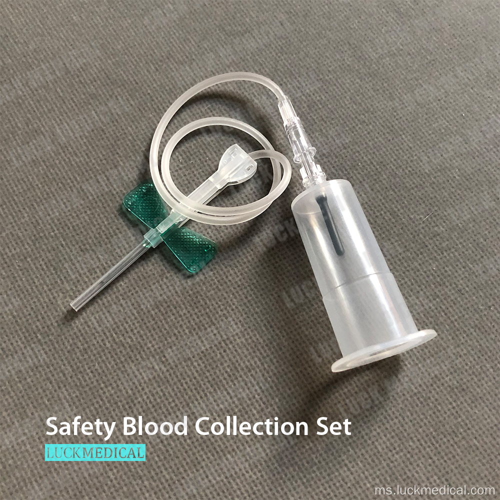 Jarum keselamatan guna untuk pengumpulan darah