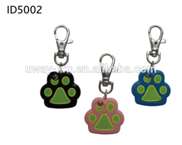 Paw shape dog LED tag