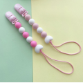 Custom BPA Free Pacifier Clips Silicone Teething Beads