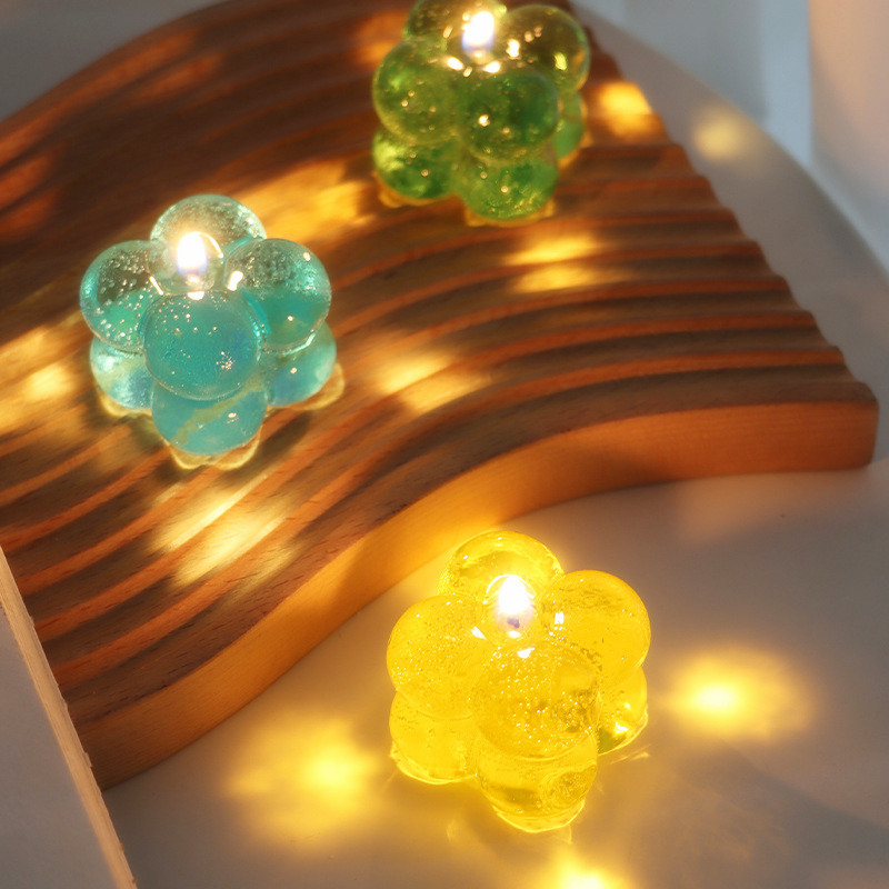 Стварэнне свечкі з гель васковым жэле з васковым матэрыялам