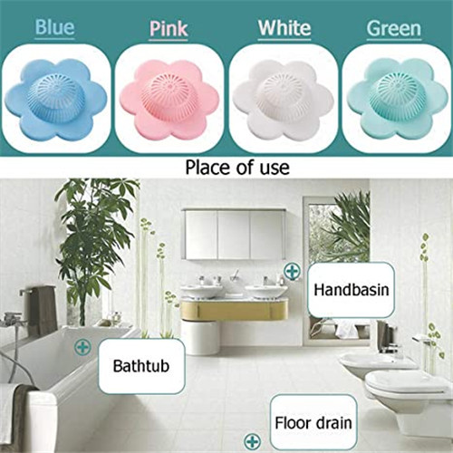 Hair Catcher Silicone Hair Stopper Shower Drain Covers