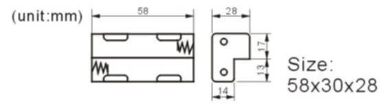 FBCB1149-1battery holder