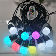 12V G45 RGB + string de luzes WW 15