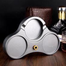 Customizable Ashtray, Logos, Cigar Ashtray, Coasters, Whiskey Glass Trays & Cigar Holders: Premium Zinc Ash Tray Set