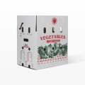 1 Bushel Waxed Container for Vegetable Transportation
