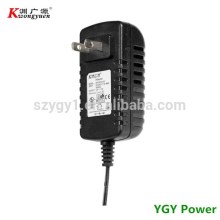 Shenzhen 24W plugin adapter with UL/FCC and US plug for LED stripes and CCTV camera