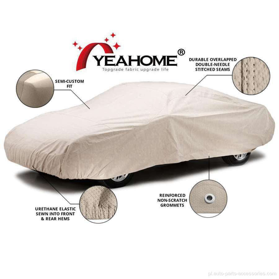 W 100% anty-UV Non-UV Material Cover Cover Cover Car Dekoracja samochodu