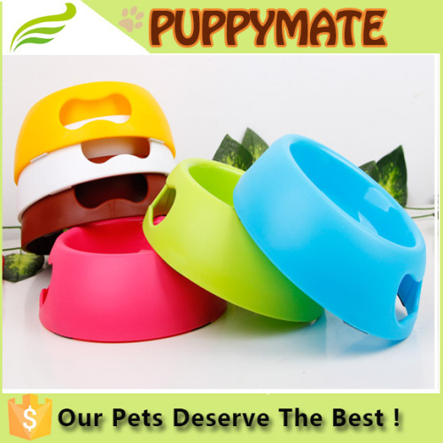 Colorful pet food feeder dog bowl dog feeder cat bowl pet bowl