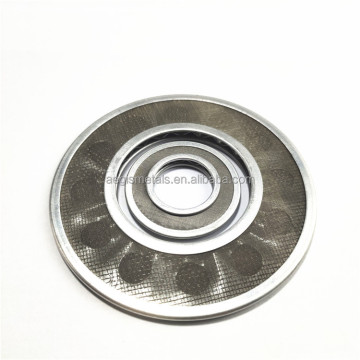 Double Barrel Filter SPL-50 SPL-15 25 304 Stainless Steel Wire Mesh Oil Filter Disc