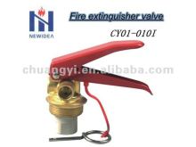 portable fire extinguisher valve
