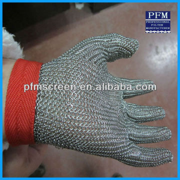 Safety Gloves Stainelss Steel Ring