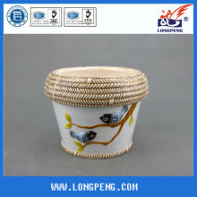 Factory direct pot ceramic white,ceramic flower planter for sale