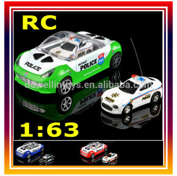 2014 1:63 mini rc police car, mini rc car.