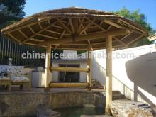 1mm thickness synthetic palm leaf umbrella thatch roof tile