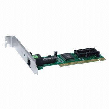 Fast Ethernet PCI Adapter, 10/100Mbps Transmission Speed