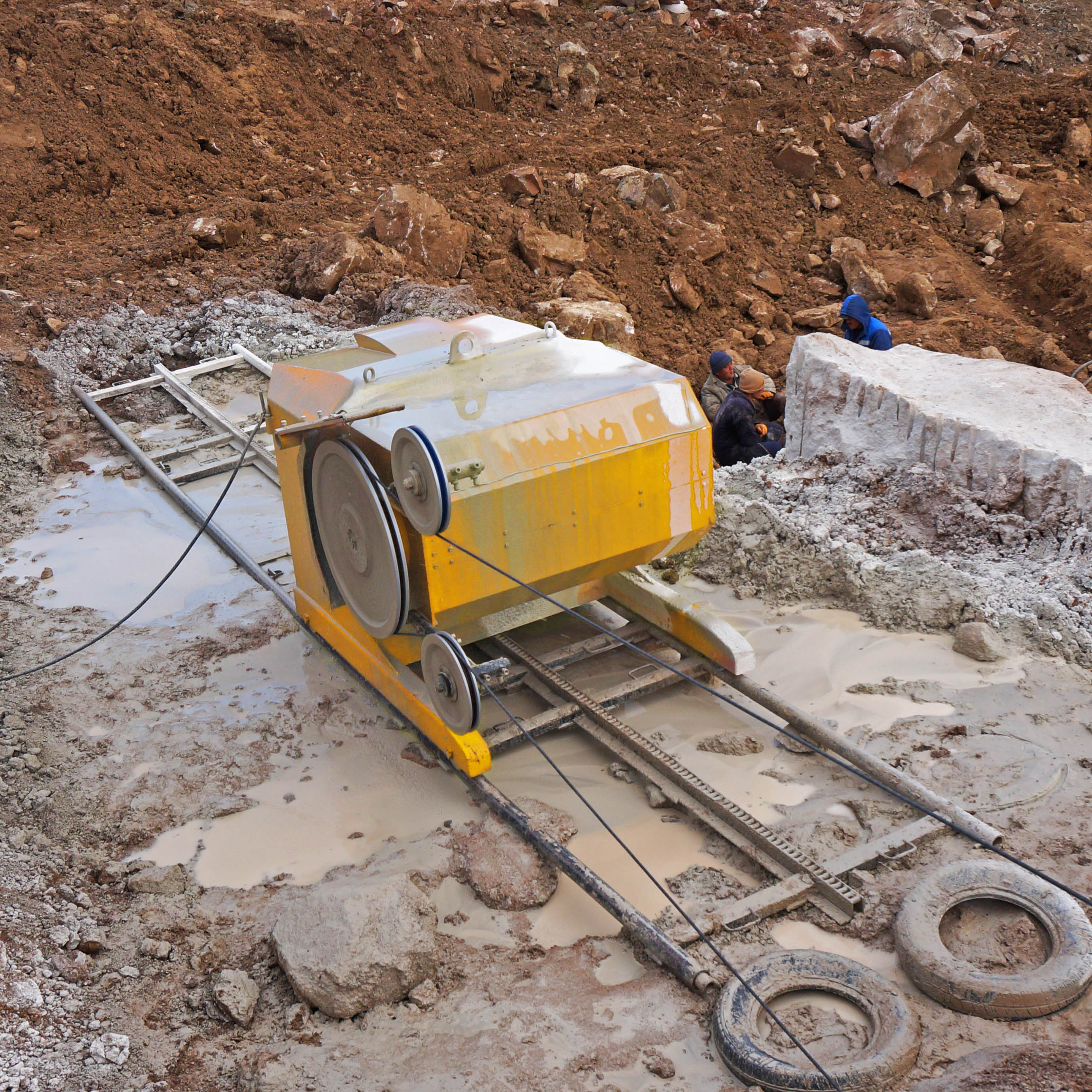 Diamond Wire Saw Cutting Machine Diamond Wire Saw Diamond Wire Rope For Stone And Concrete Cutting