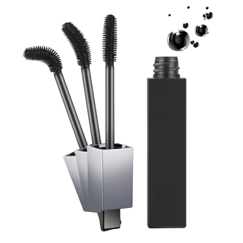 Wholesale Easy to Apply Gradient Sliver Lid Mascara Natural Waterproof Custom Logo Private Label Curling Thick Black Mascara