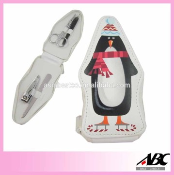 Cute Penguin Pattern Manicure Set Holiday Gift