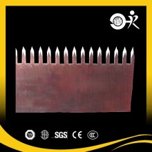 Customizing steel straight tooth saw blade for cutting packaging