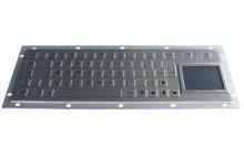 Washable Industrial Keyboard With Touchpad , stainless stee