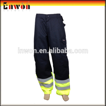 Black Working High Visibility Safety Trousers