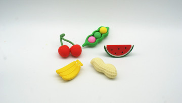 3D Vegetable Eraser