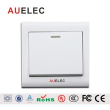 push button electric light switch White PC