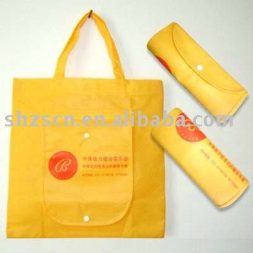 non-woven foldable bag/folding supermarket bag/foldable shopping bag snap button/supermarket bag snap button