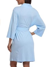 Knee Robe Knitted Bathrobe