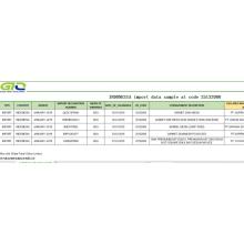 Indonezija Trading Podatki Vzorci uvoza 25132000