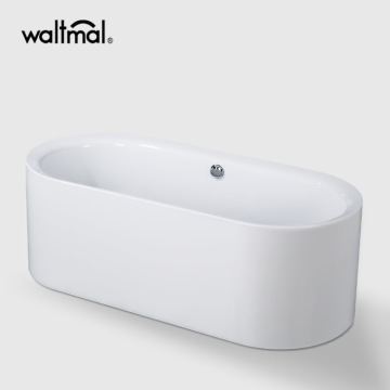 Oval Acrylic Soaking Freestanding Bathtub