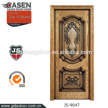 luxury red oak solid wooden doors design