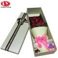 Emballage de la boîte de fleurs de carton rectangle de luxe