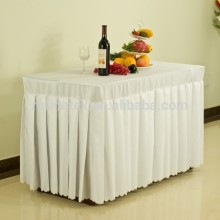 Beautiful square decorative table skirt