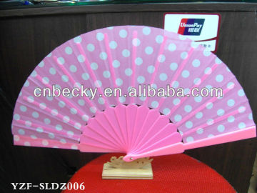 Promotional custom plastic hand fan