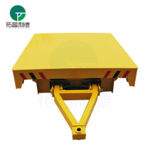 Towed Rail Cart for Metal Plate Transport