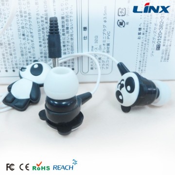 Auriculares de gran venta con estuche y auriculares Panda