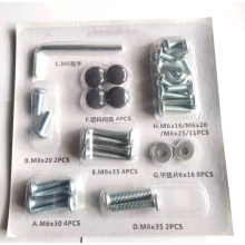 Customizable Office Chair Screw Accessory Kit: Factory-Fitted Solutions in Blister Cardboard Packaging