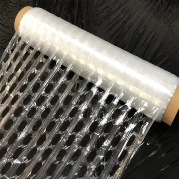 Vented Perforated Wrap Stretch Film Roll with Hole