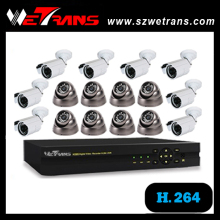 H. 264 CCTV Camera System 16CH DVR Kit (CCTV KIT-5216-B)