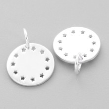 Pandahall Silver 925 Charms: Discover Unique Flat Round Silver Jewelry