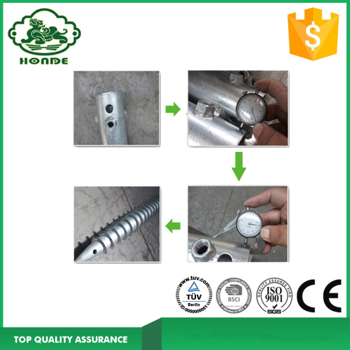 Galvanized Ground Screw Anchor N76*1000mm