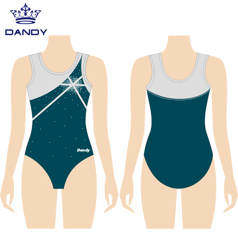 Cheap comp sleeveless leotard