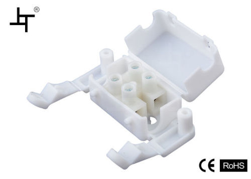 Custom Electrical 2 Way Junction Box / Connector Terminal Block