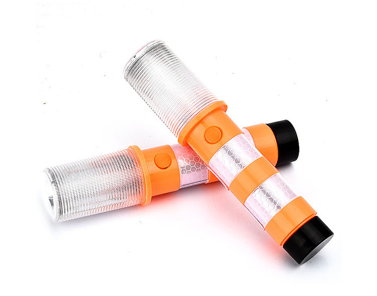 Can Be Retracted Vertically Convenient And Fast Traffic Baton, Multi-Function Warning LED light Waterproof And High Temperature