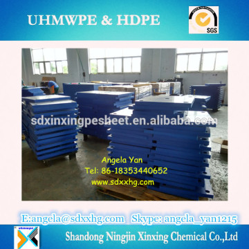 UV-stabilised uhmw pe facing pads/UHMW-PE protecting sliding pads on fender panels