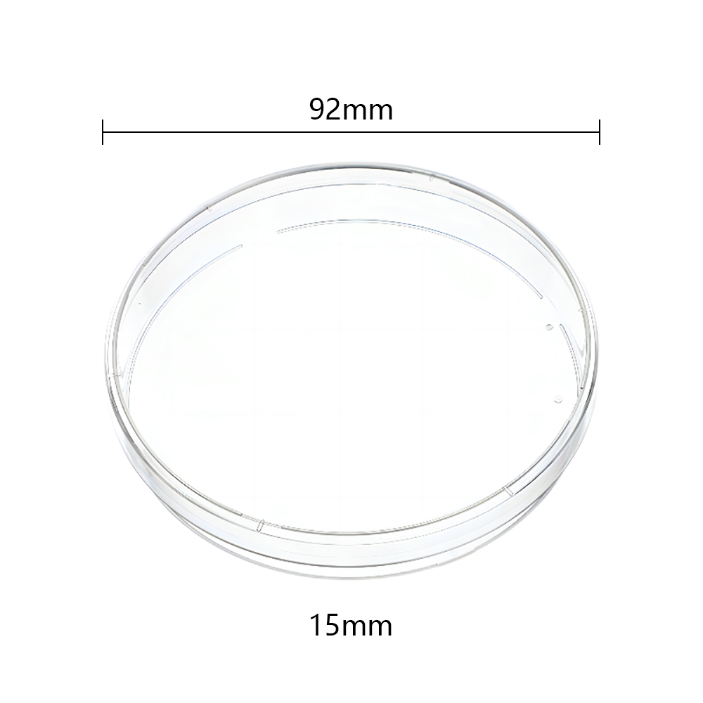 Piatto di petri di plastica 92 mm di diametro